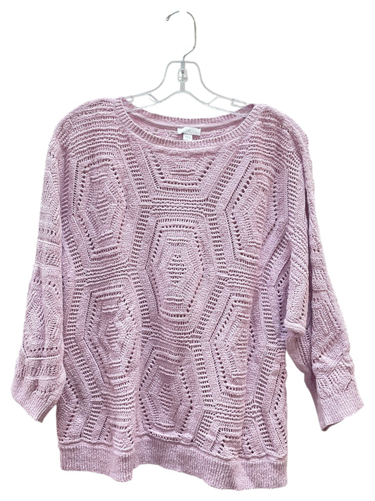 Sweater By J. Jill In Pink, Size:L