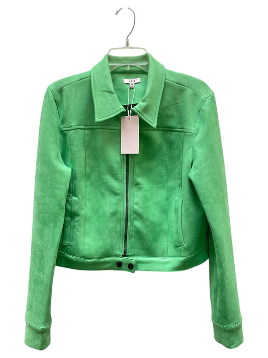 Jacket Moto By Love Fate Destiny In Green, Size:M