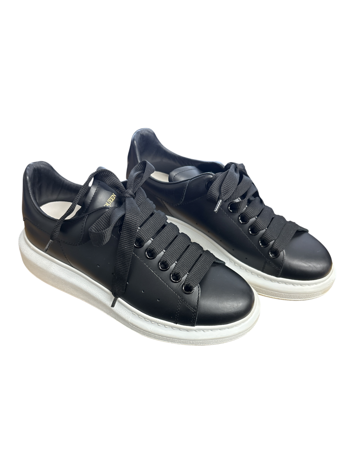 Shoes Luxury Designer By Alexander Mcqueen In Black & White size 38
