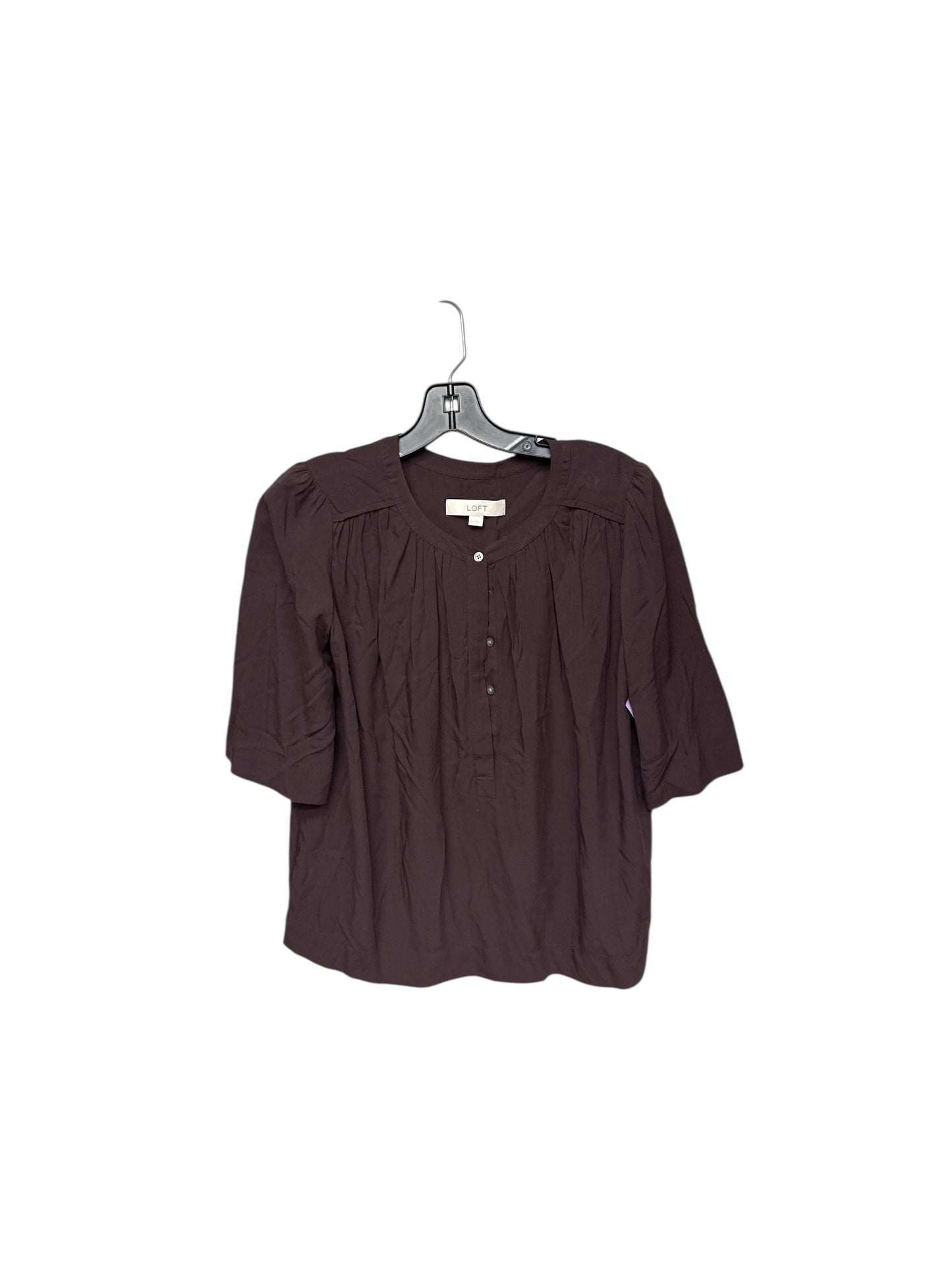 TOP SS by LOFT In BROWN, Size: XS