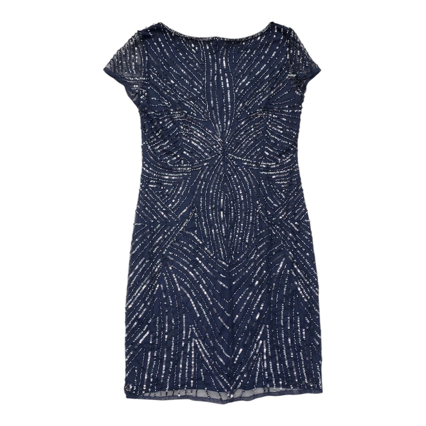 Dress Party Mini By Adrianna Papell In Navy, Size:8P