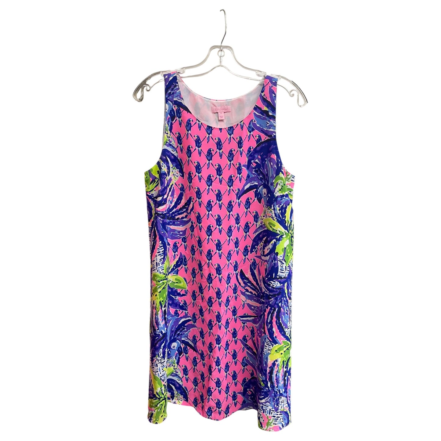 Dress Designer By Lilly Pulitzer In Green & Pink, Size:M
