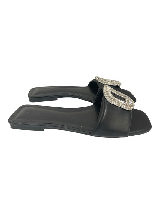 Sandals Flats By Inc In Black, Size:7