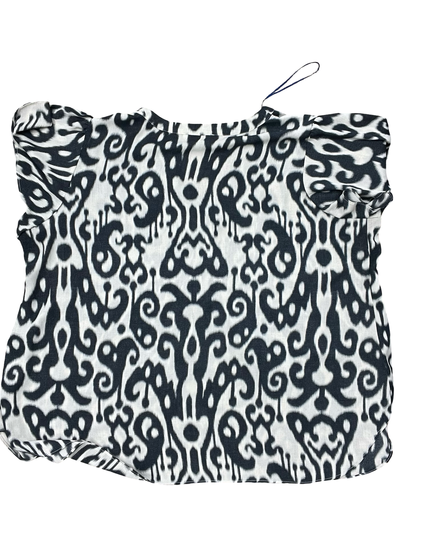 Top Ss By Rose And Olive In Black & Cream, Size:3X