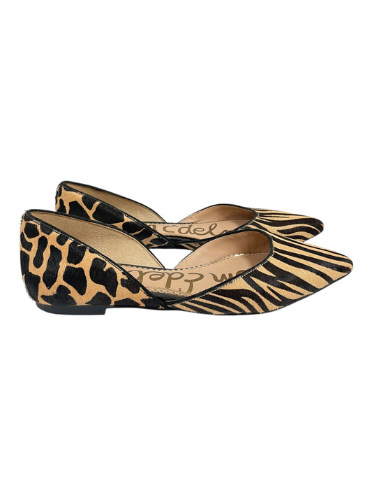 Shoes Flats By Sam Edelman In Animal Print, Size:7