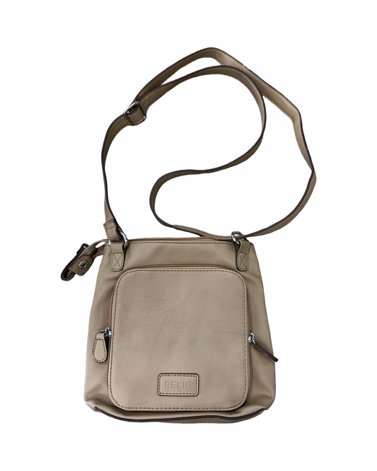 Crossbody By Relic In Tan, Size:Small