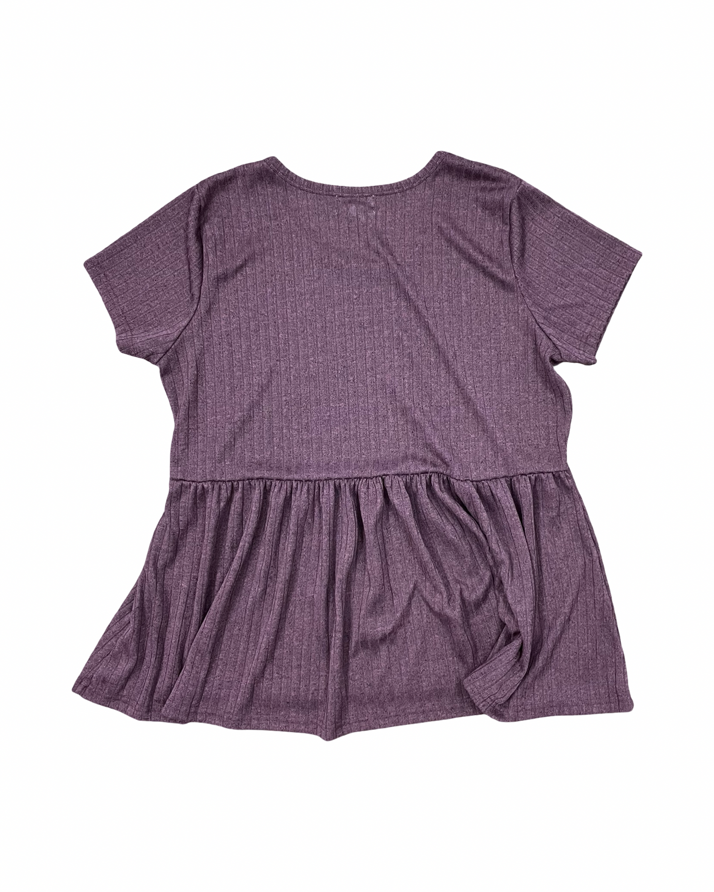 Top Ss By Just Be In Purple, Size:2X