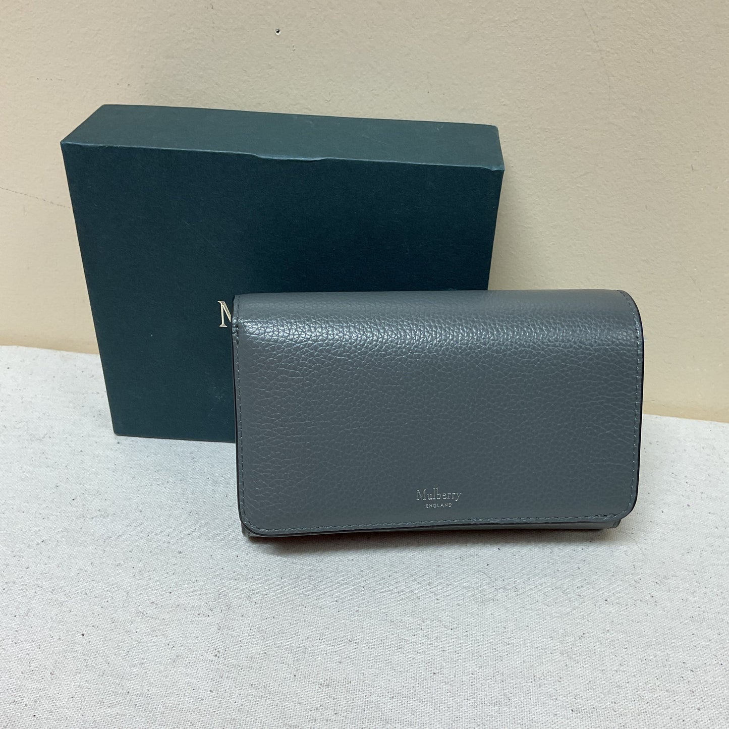 Wallet Luxury Designer By Mulberry In Grey, Size:Medium