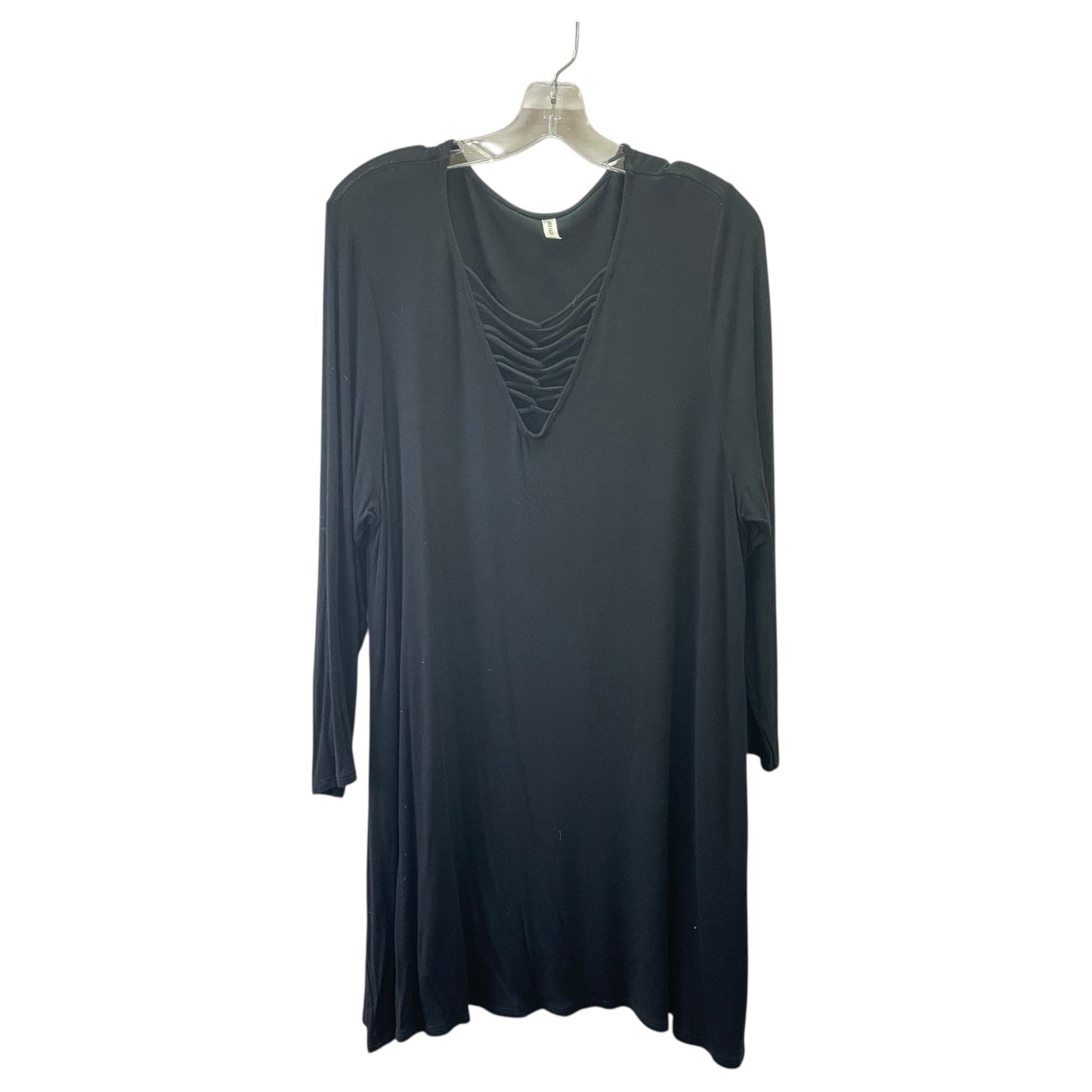 Top Ls Basic By Emerald In Black, Size:3X