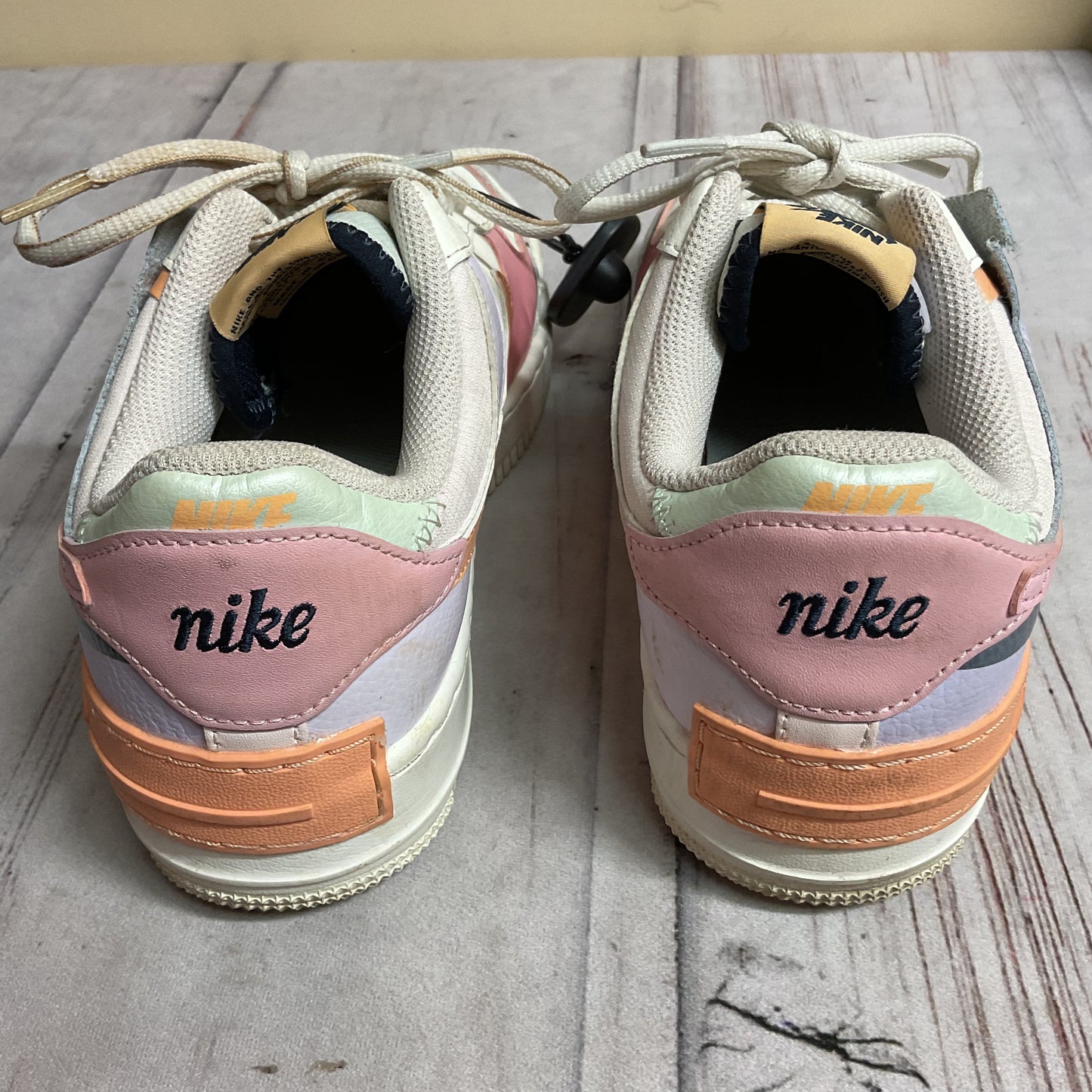 Shoes Athletic By Nike In Pink & White, Size:9