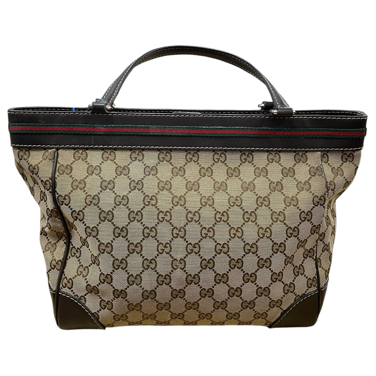 Tote Luxury Designer By Gucci In Brown, Size:Medium