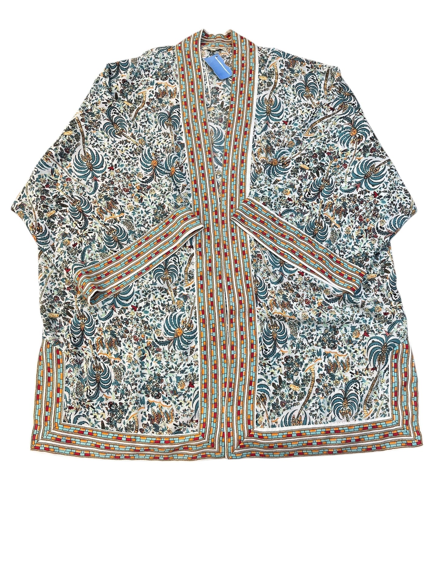 Kimono By Max Studio In Blue & White, Size:M