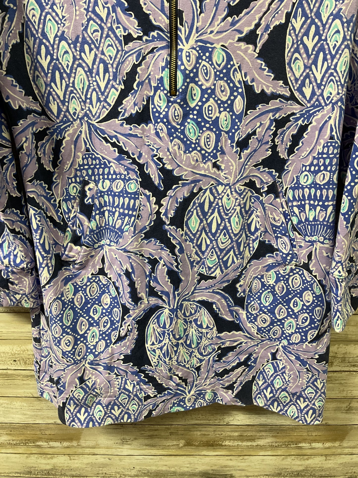 Tunic Designer By Lilly Pulitzer In Purple, Size:M