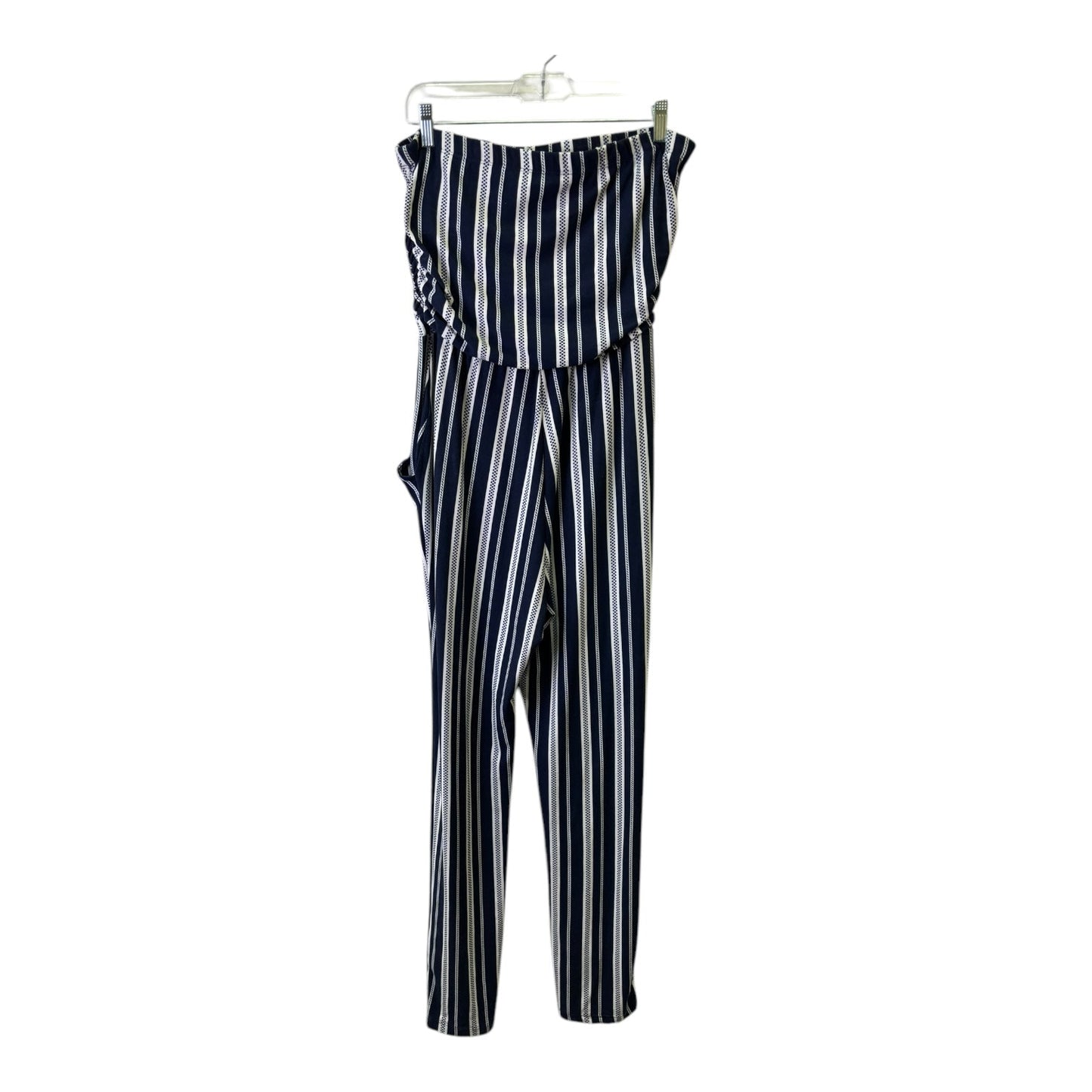 Jumpsuit By Cme In Blue & White, Size:Xl