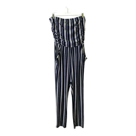 Jumpsuit By Cme In Blue & White, Size:Xl