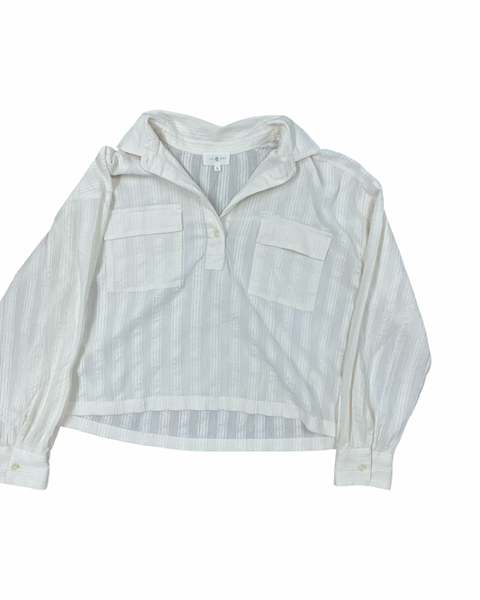 Top Ls By Lou And Grey In Cream, Size:L