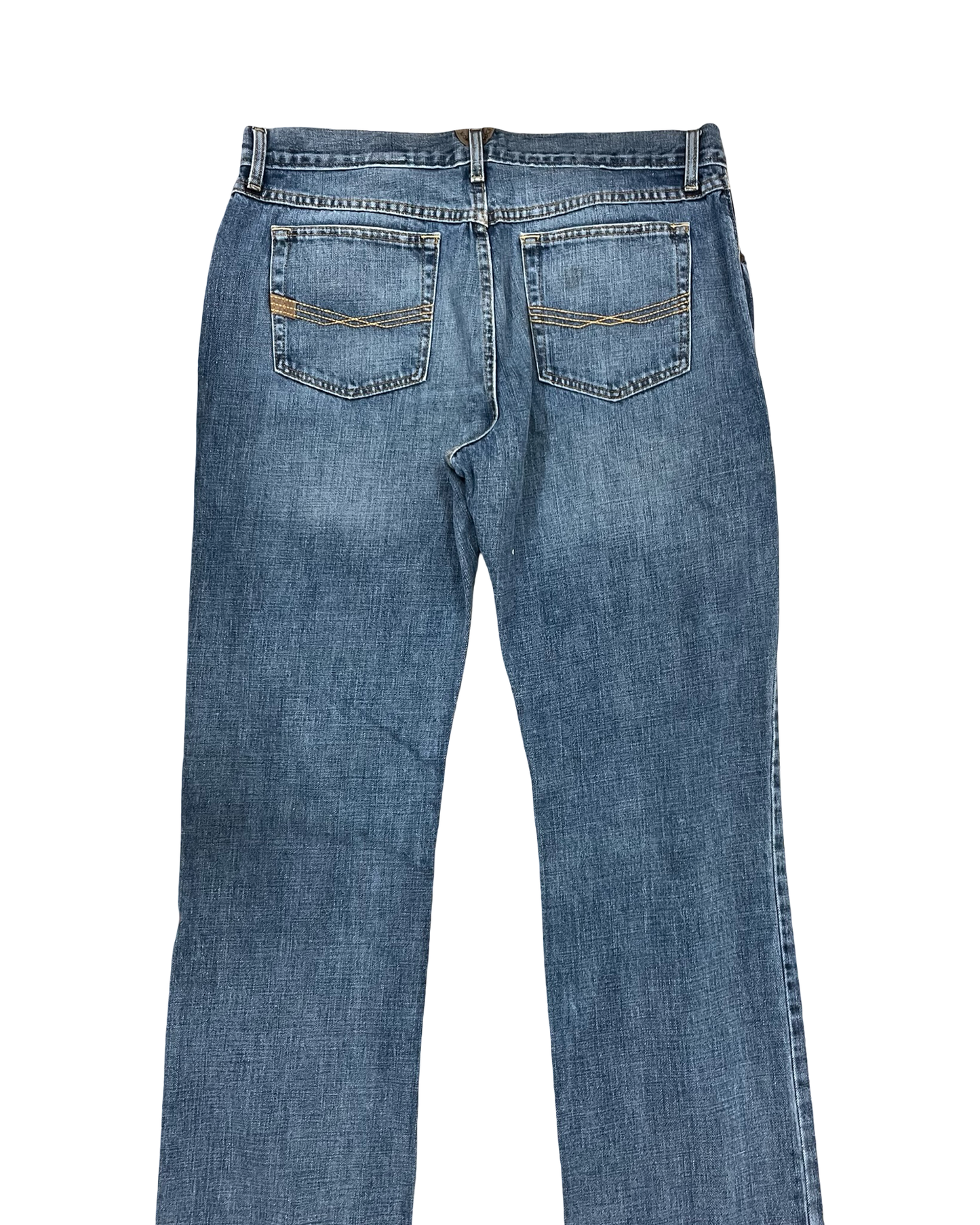 Jeans Boot Cut By Ariat In Blue Denim, Size:18