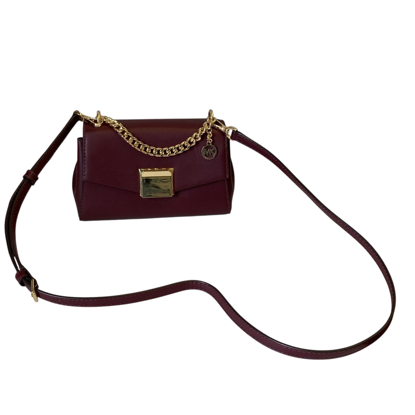 Crossbody Designer By Michael Kors In Red, Size:Small