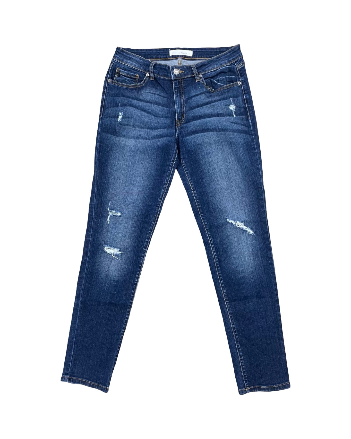 Jeans Skinny By Kancan In Blue Denim, Size:6