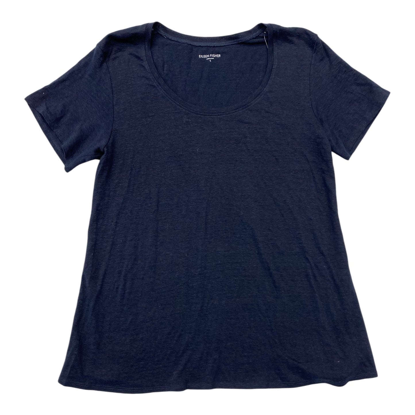 Top Ss Designer By Eileen Fisher In Navy, Size:S