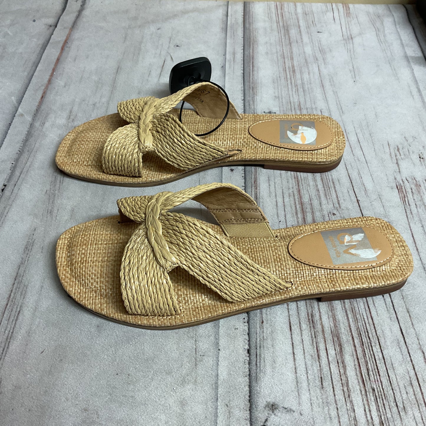 Sandals Flats By Dolce Vita In Tan, Size:7