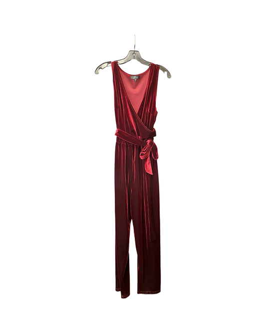 Jumpsuit By Clothes Mentor In Red, Size:L