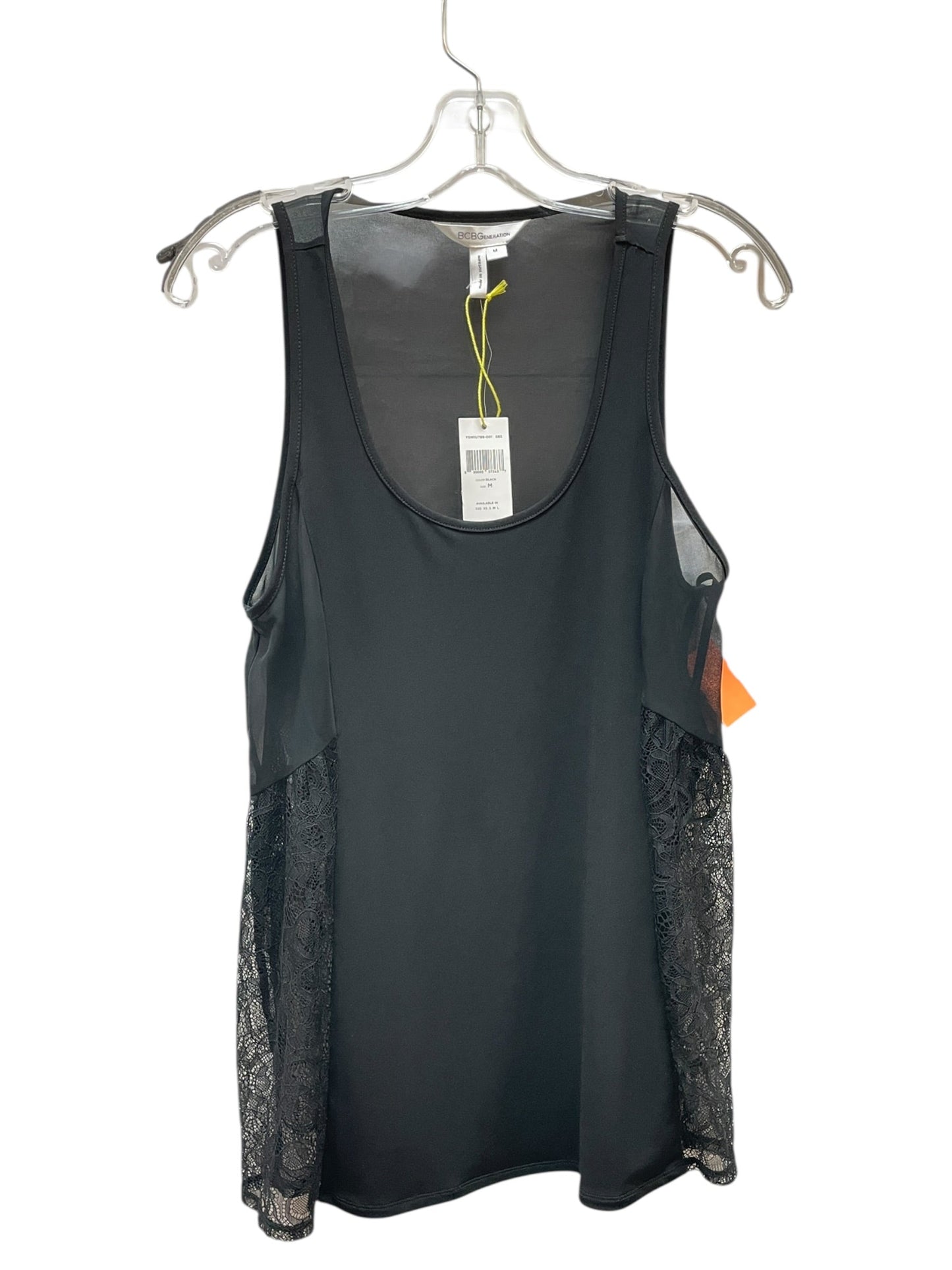 Blouse Sleeveless By Bcbgeneration In Black, Size:M