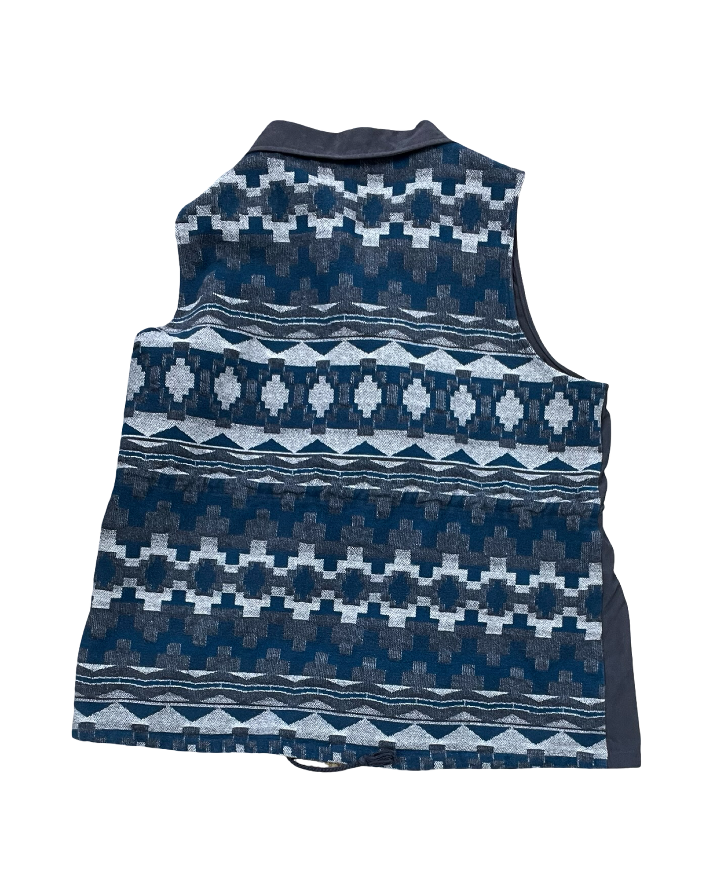 Vest Other By Clothes Mentor In Blue & Grey, Size:Xxl