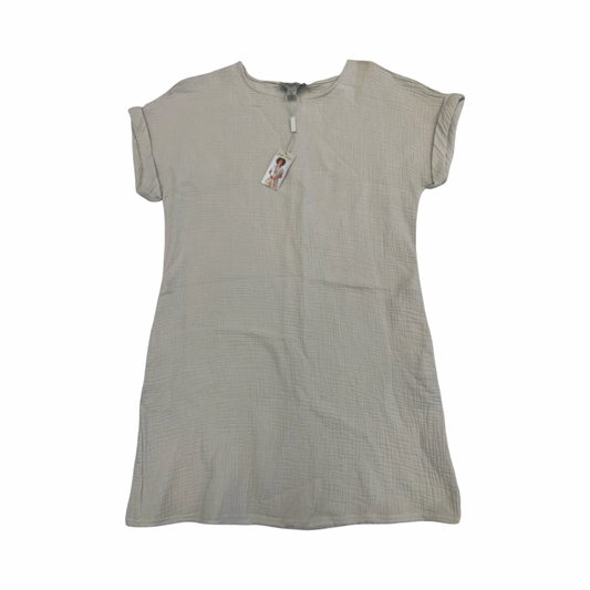 Dress Casual Short By Charlie Paige In Tan, Size:Mp