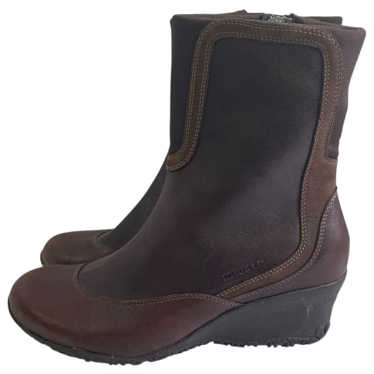 Boots Western By Merrell In Brown, Size:9
