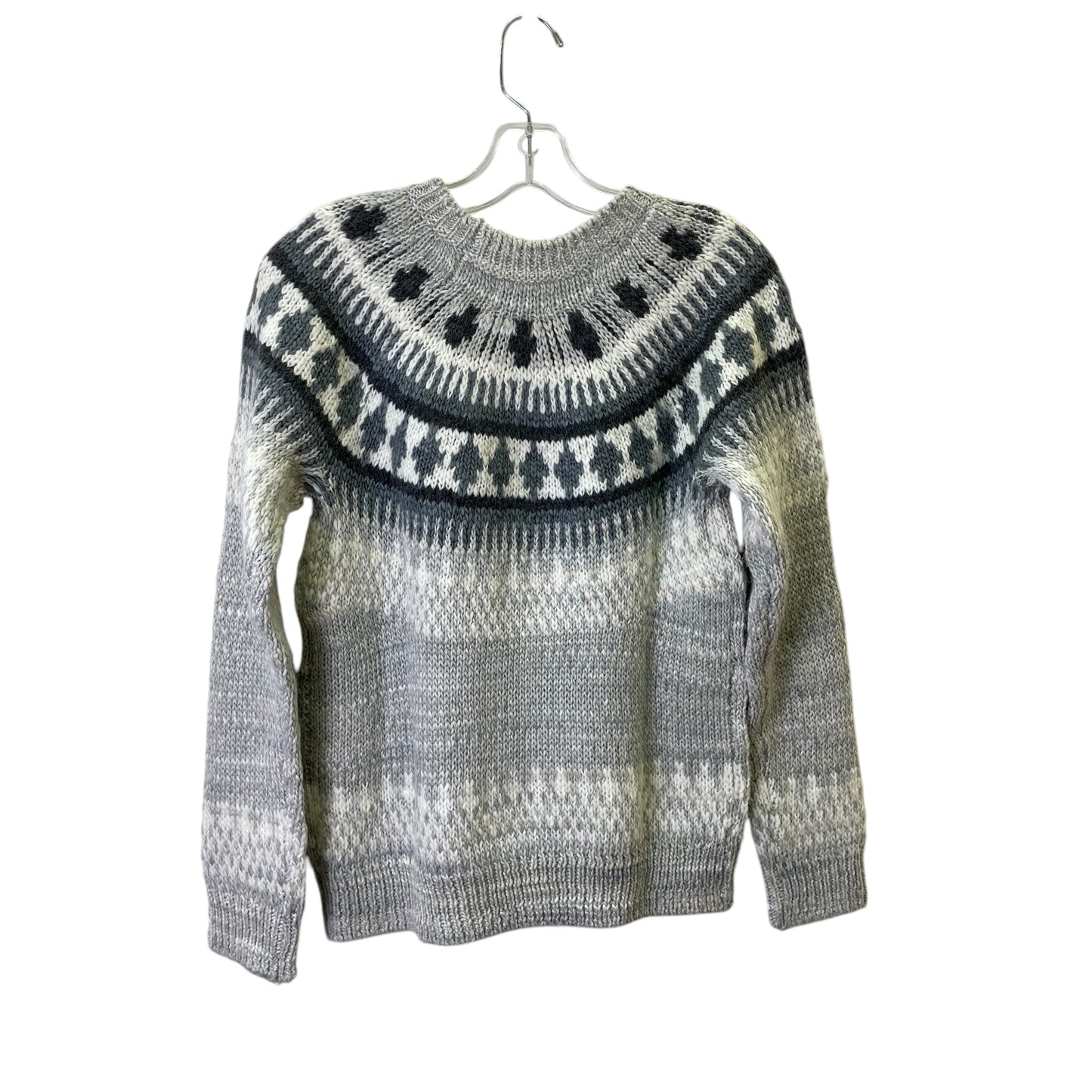 Sweater By Lucky Brand In Grey, Size:Xs