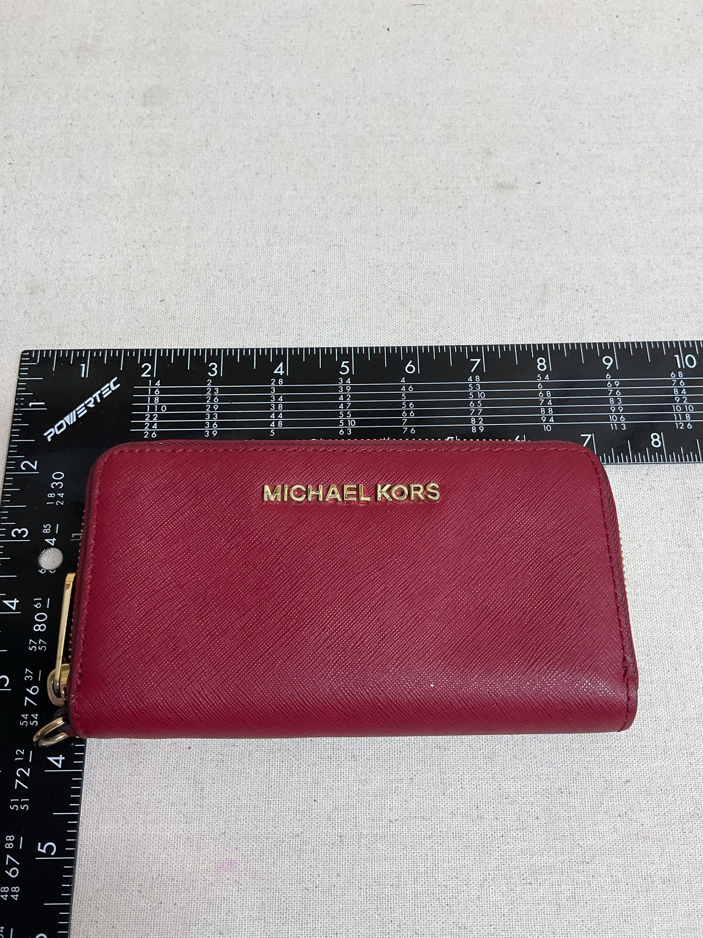 Wallet Designer By Michael Kors In Red, Size:Small