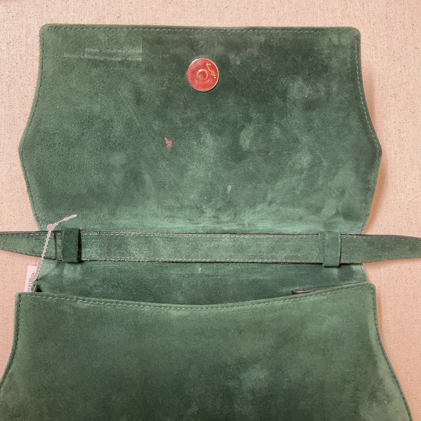 Crossbody Luxury Designer By Ferragamo In Green, Size:Small