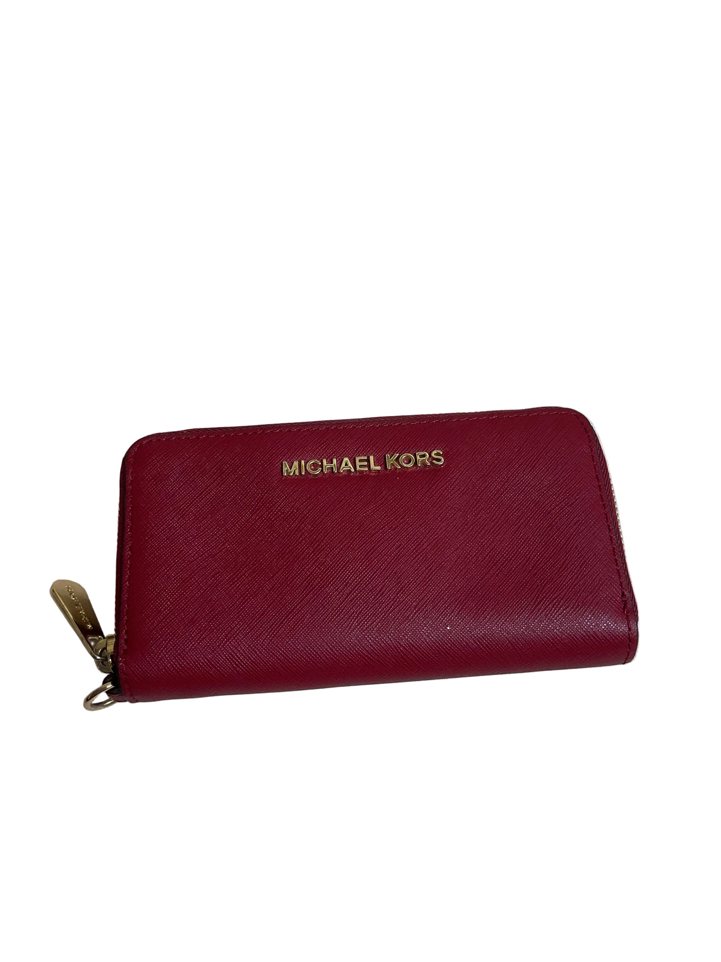 Wallet Designer By Michael Kors In Red, Size:Small