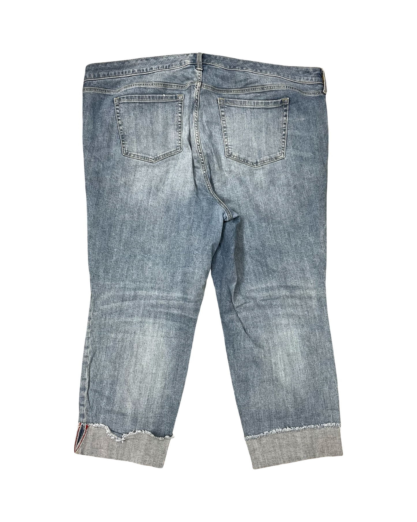 Jeans Cropped By Torrid In Blue Denim, Size:22