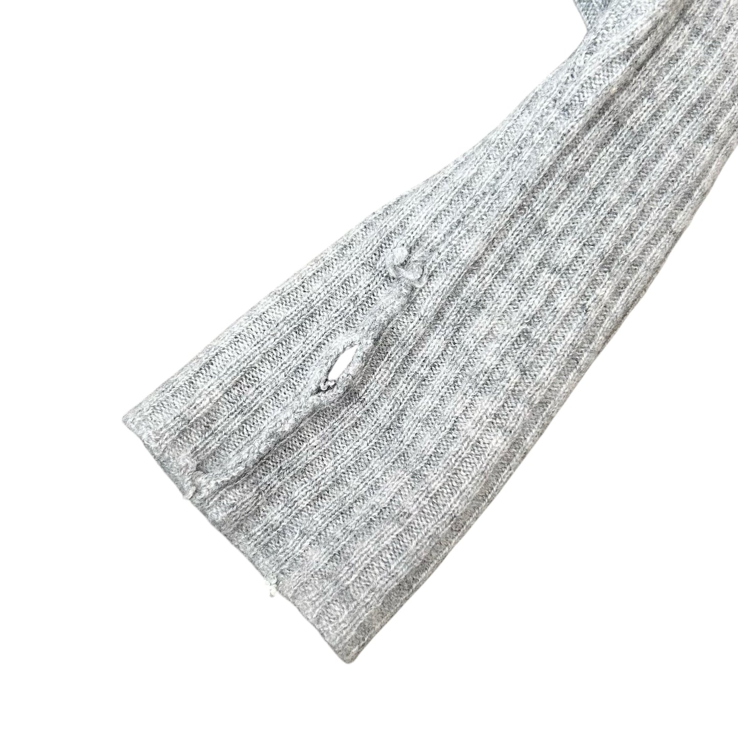 Sweater Cardigan Cashmere By Aqua In Grey, Size: S