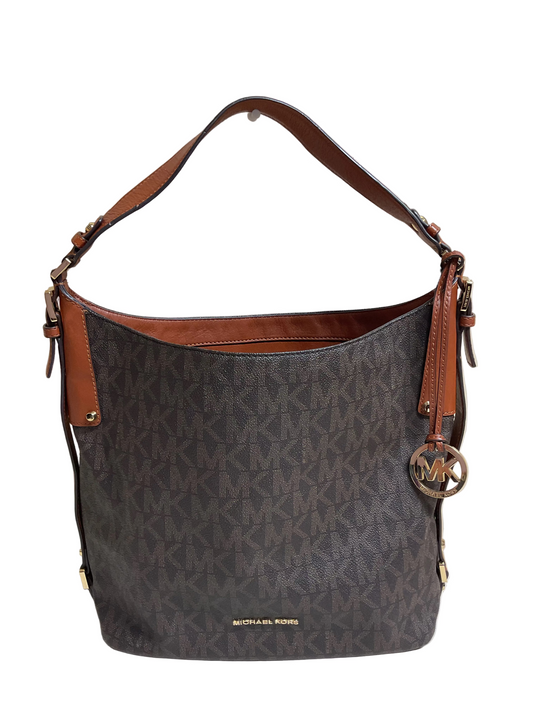 Handbag Designer By Michael Kors In Brown, Size:Large