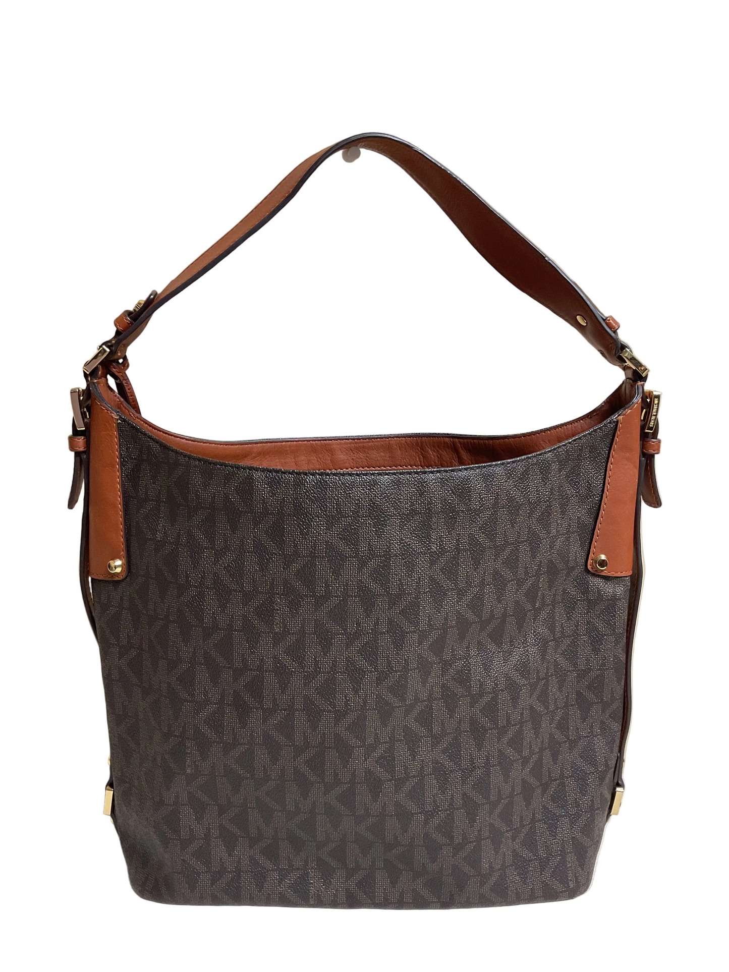 Handbag Designer By Michael Kors In Brown, Size:Large