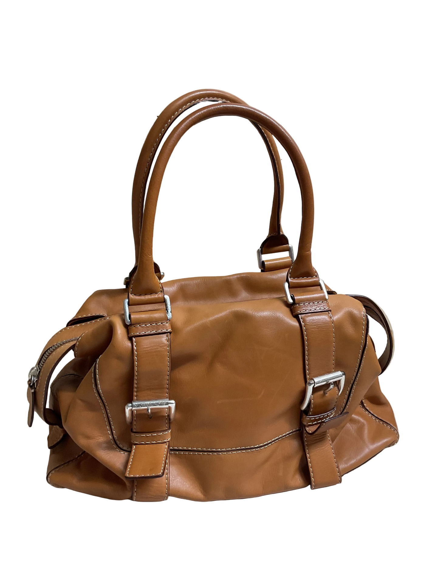 Handbag Designer By Michael Kors In Brown, Size:Medium