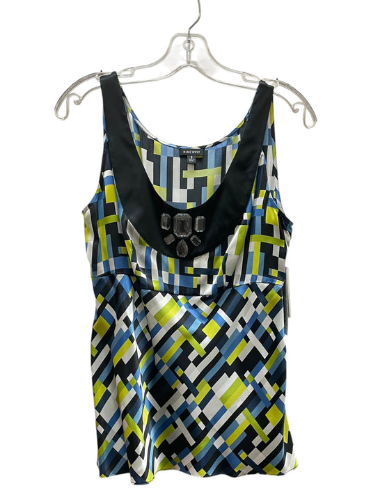 Blouse Sleeveless By Nine West In Multi, Size:6