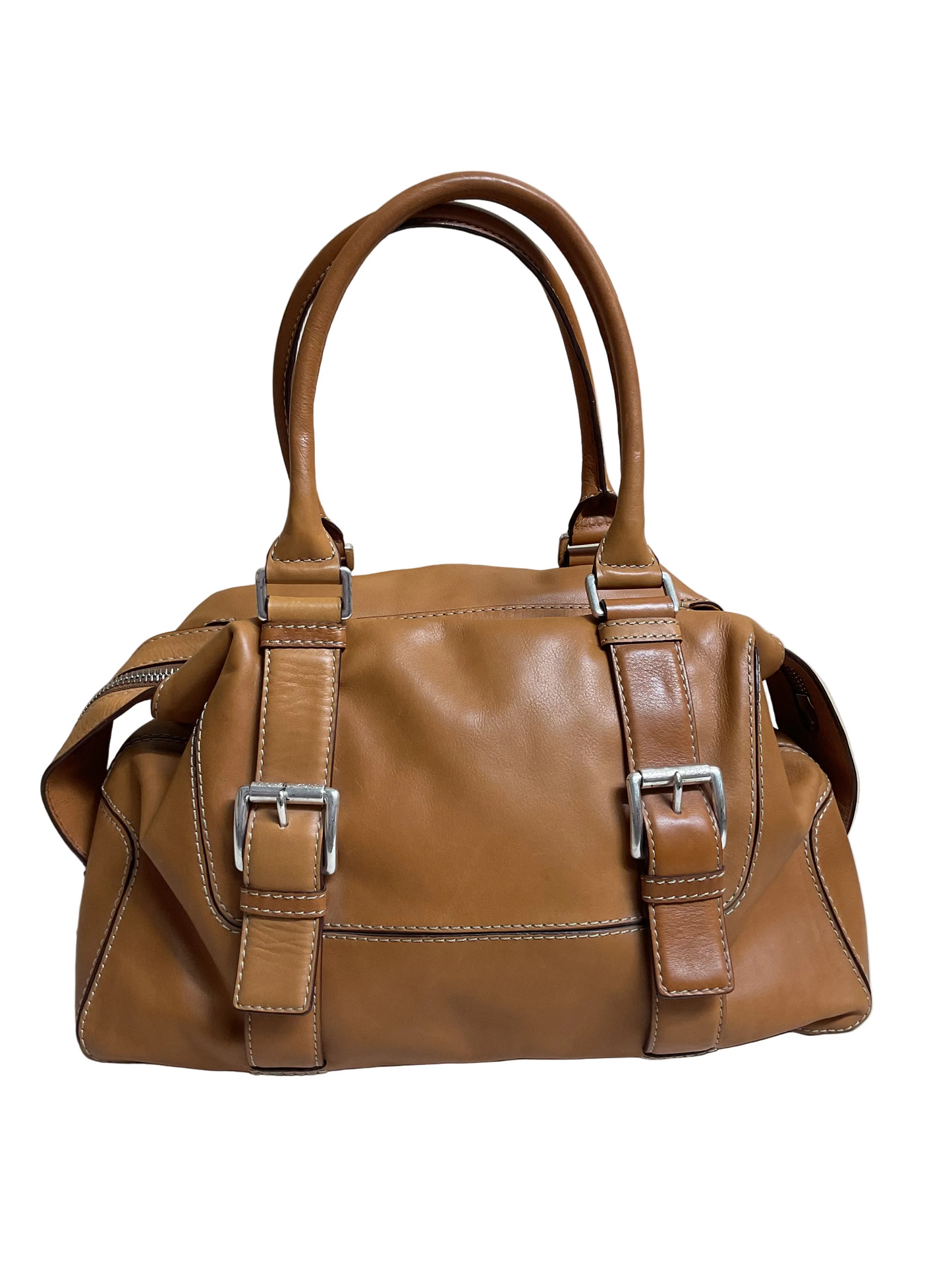 Handbag Designer By Michael Kors In Brown, Size:Medium