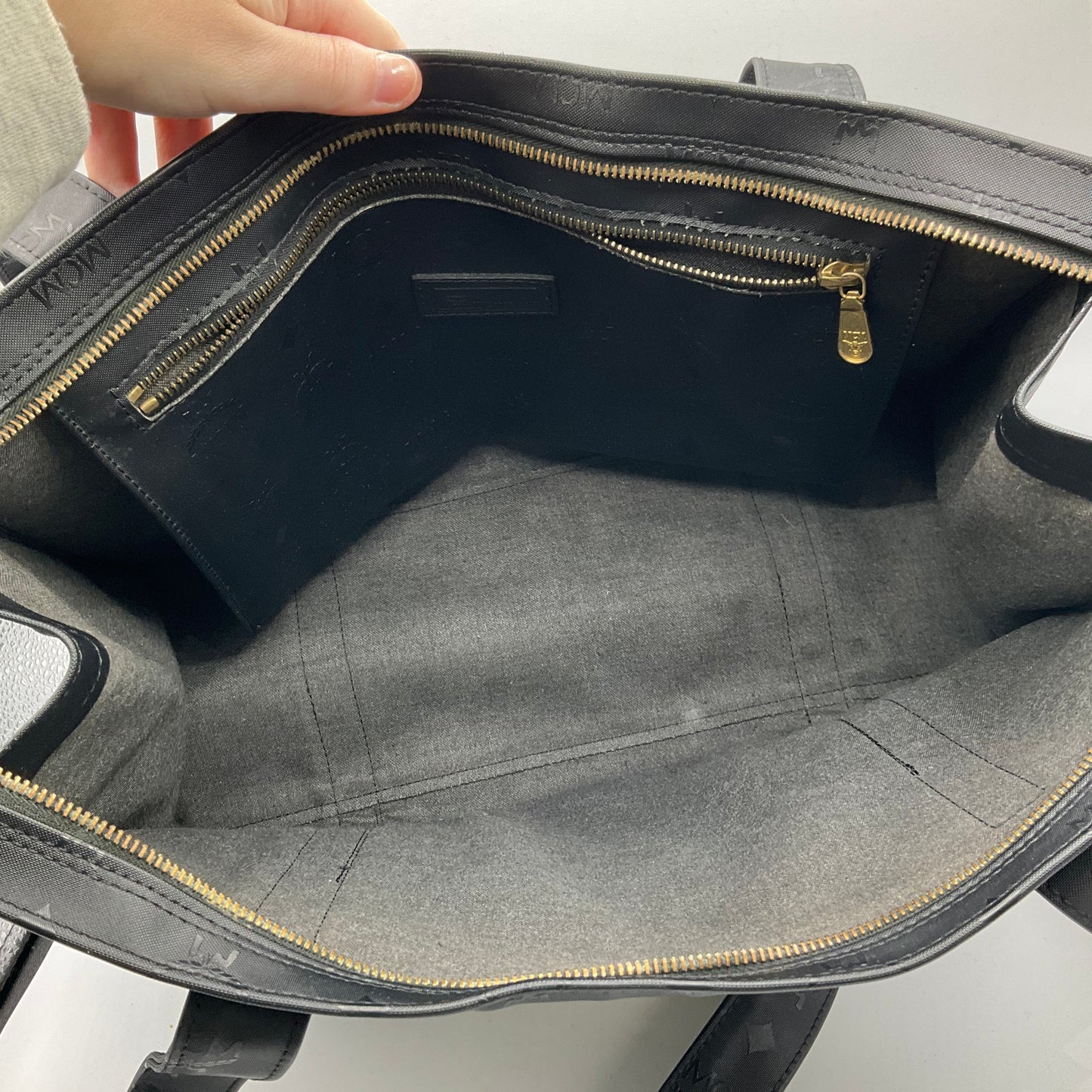 Tote Luxury Designer By Mcm, Size: Large