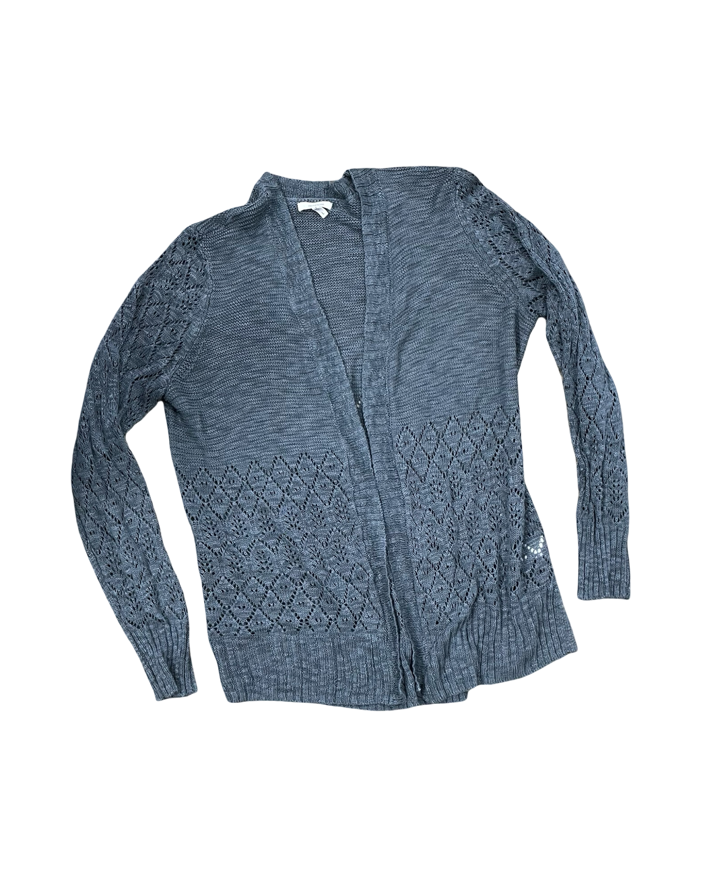 Sweater Cardigan By Maurices In Grey, Size:L