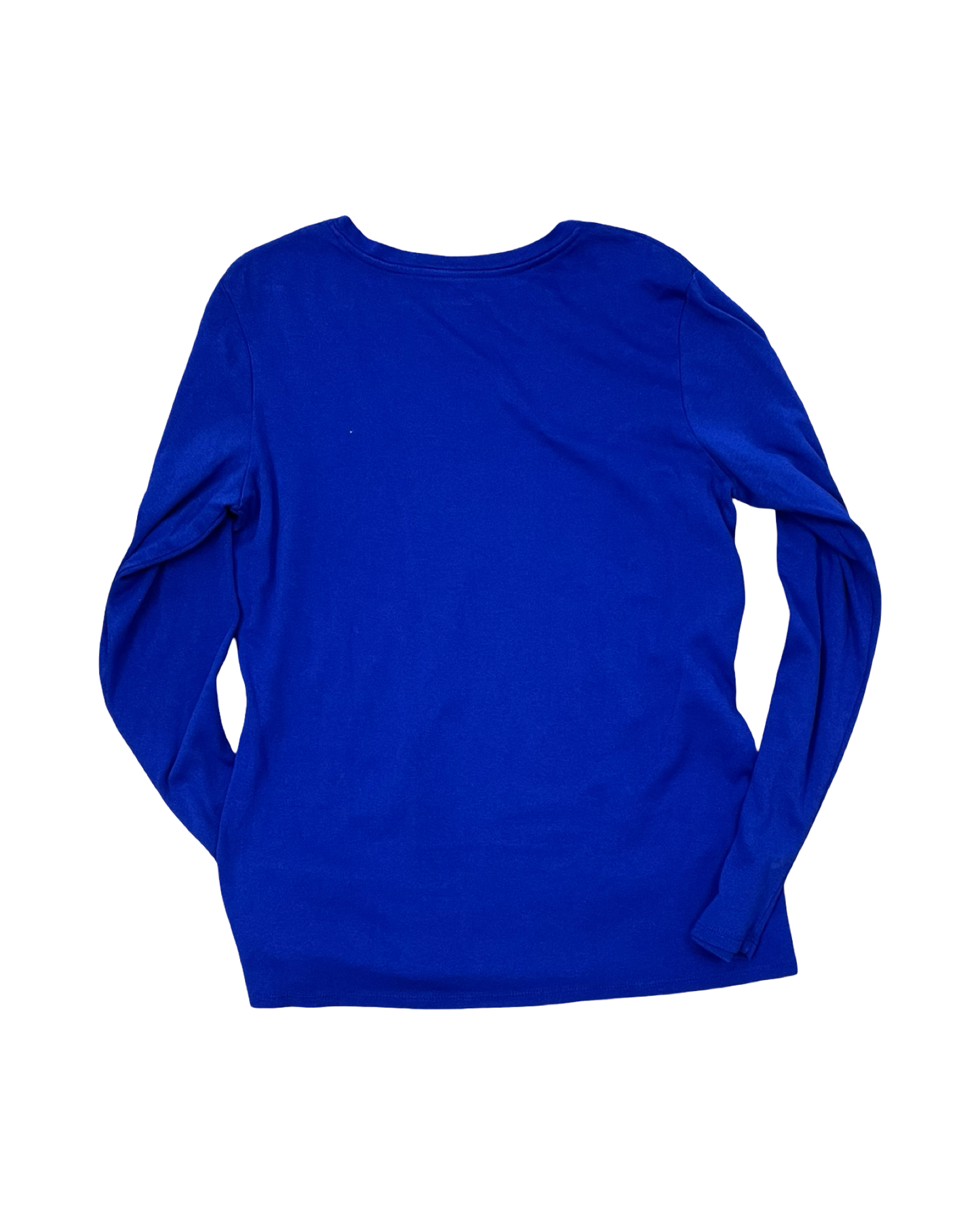 Top Ls Basic By Eddie Bauer In Blue, Size:L