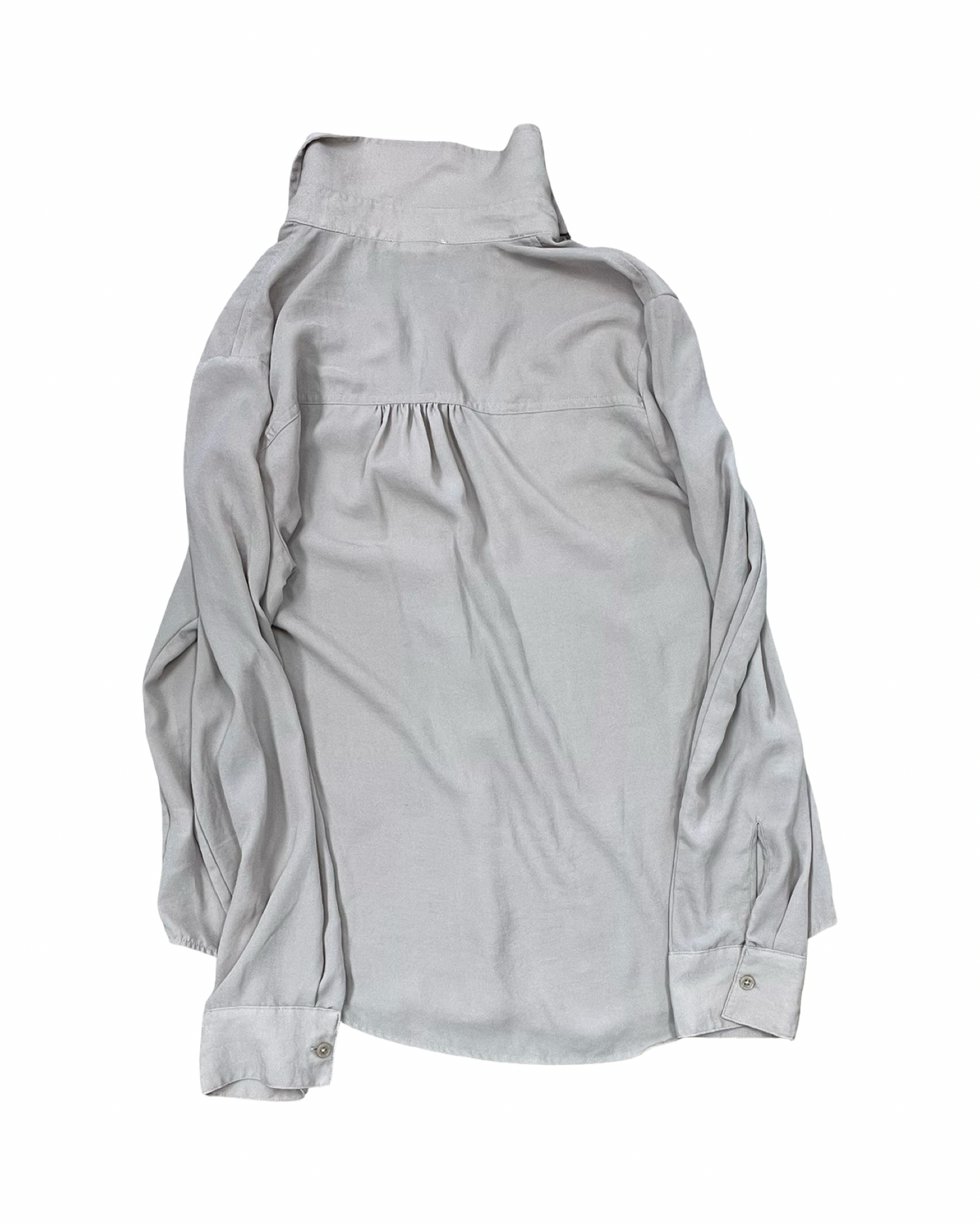 Blouse Ls By Maurices In Tan, Size:M