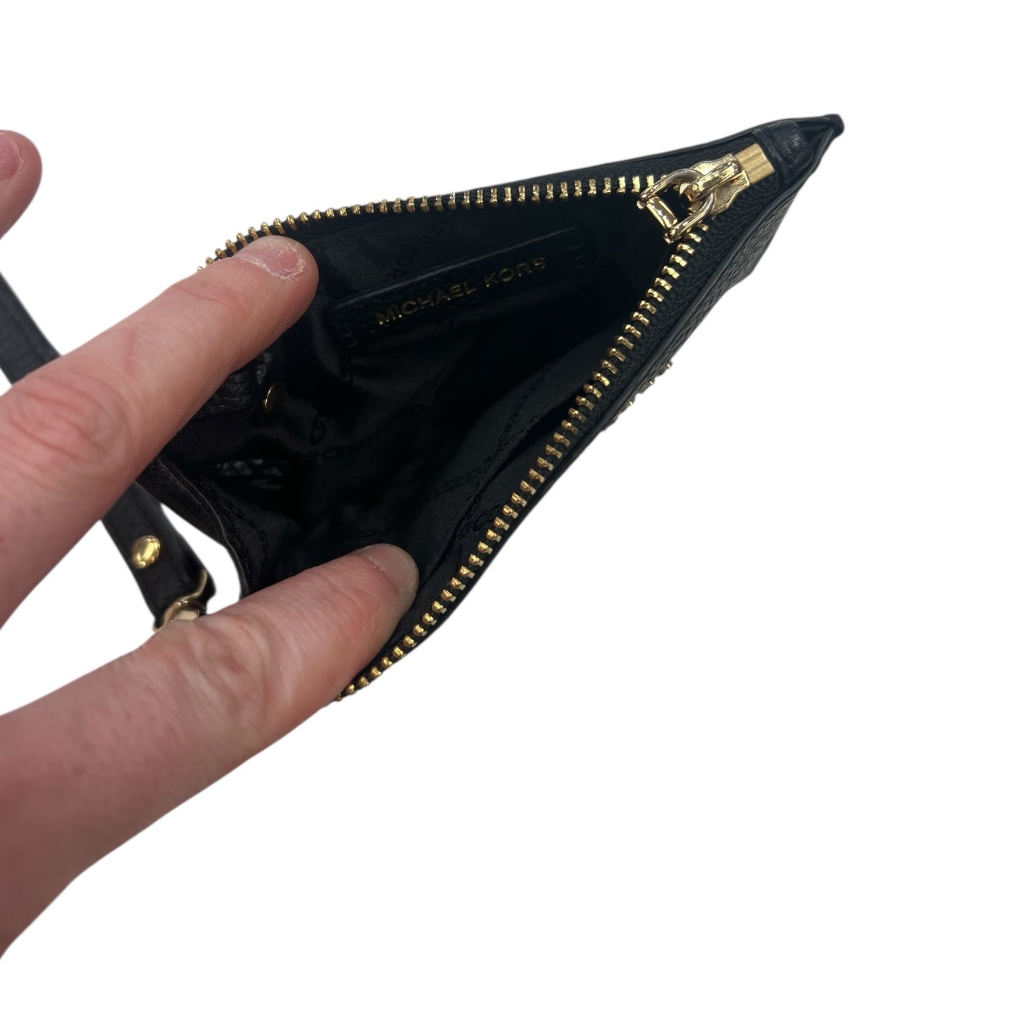 Id/Card Holder Designer By Michael Kors In Black