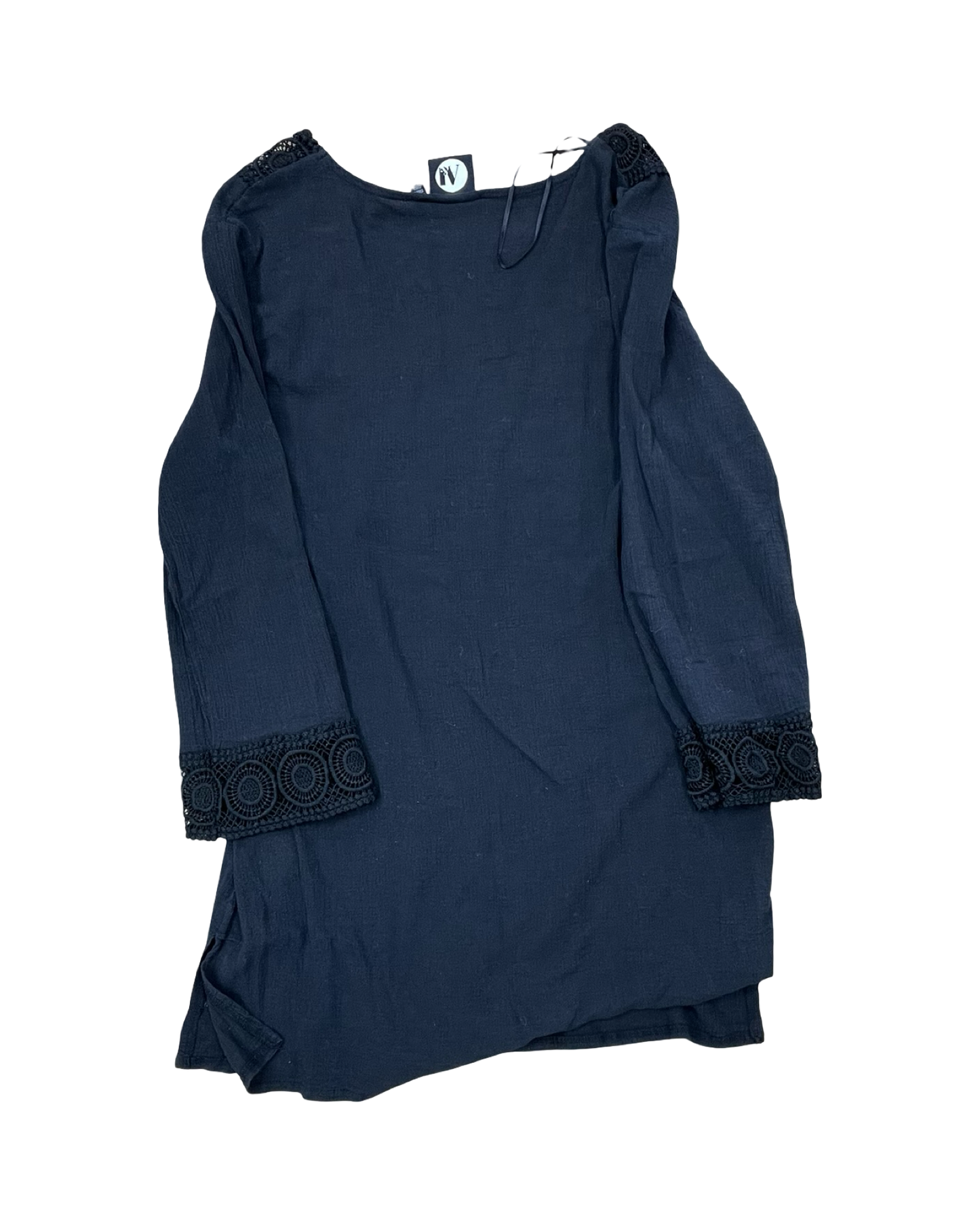 Tunic Ls By Clothes Mentor In Black, Size:M