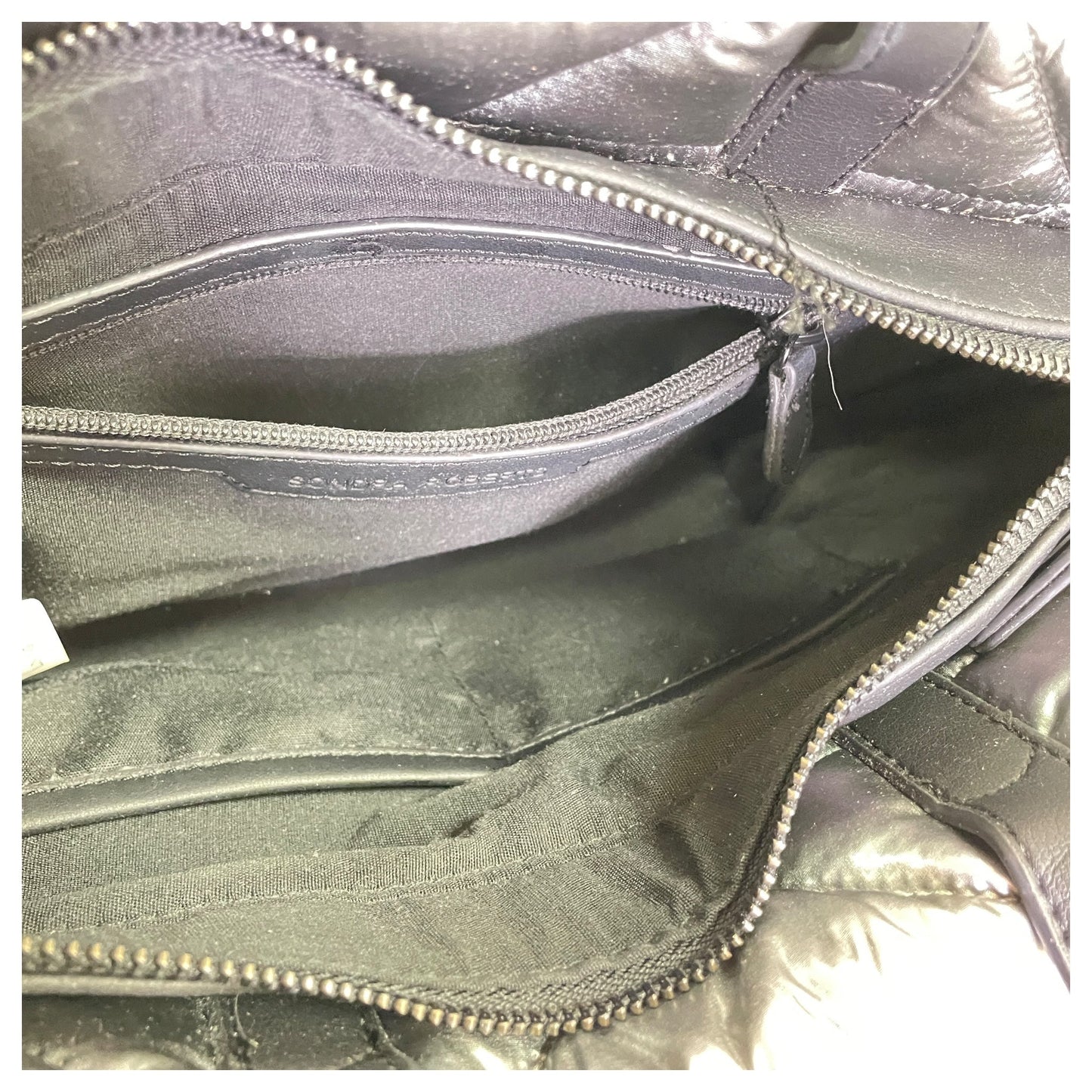 Handbag Designer By Sondra Roberts In Silver, Size:Medium