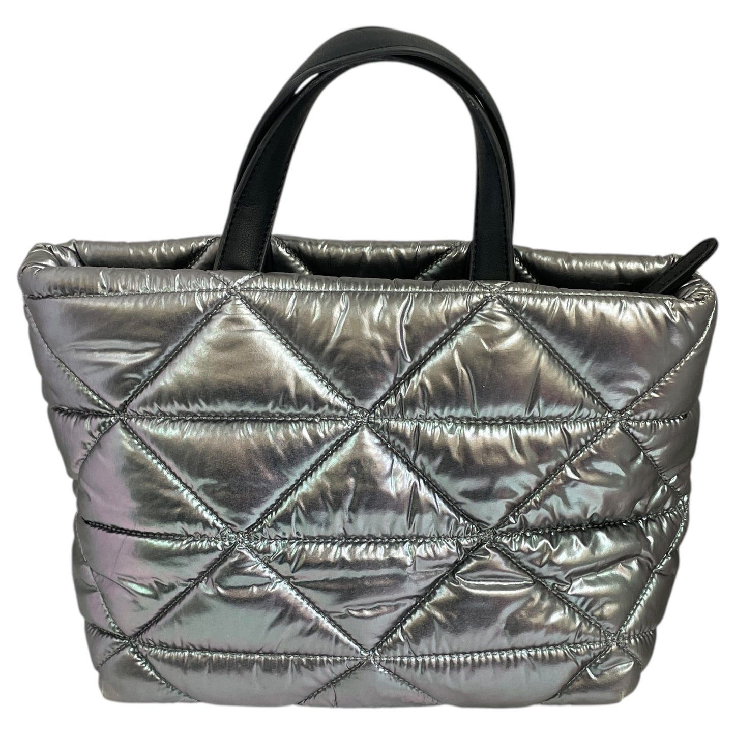 Handbag Designer By Sondra Roberts In Silver, Size:Medium