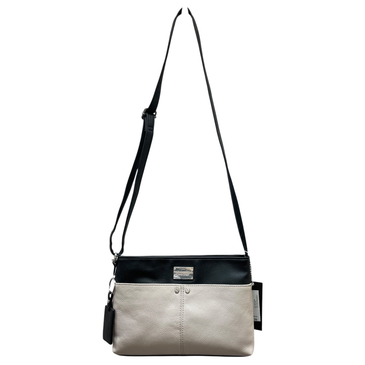 Crossbody Leather By Tignanello  Purses In Taupe, Size:Small